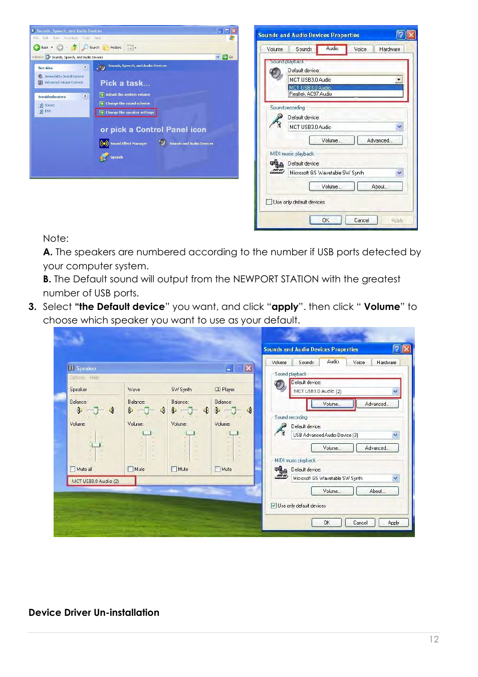 Device driver un-installation | j5 create JUD200 USB 2.0 Newport Station User Manual | Page 13 / 350
