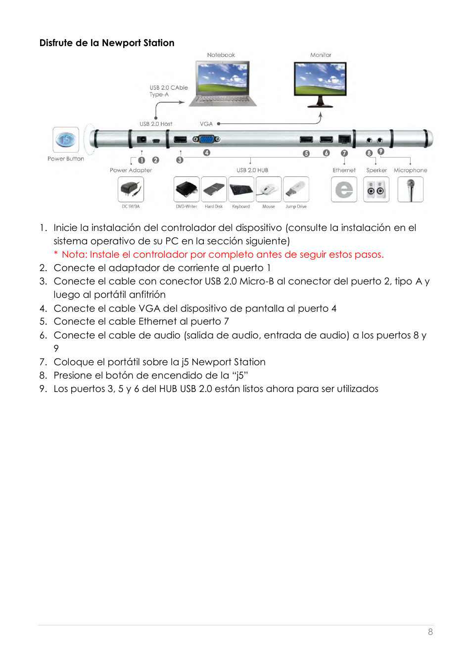 j5 create JUD200 USB 2.0 Newport Station User Manual | Page 146 / 350