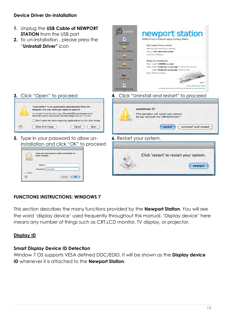 Display id | j5 create JUD200 USB 2.0 Newport Station User Manual | Page 19 / 350