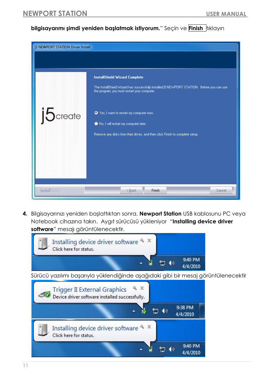 Newport station | j5 create JUD200 USB 2.0 Newport Station User Manual | Page 293 / 350