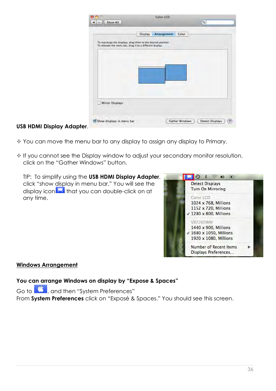 Windows arrangement | j5 create JUD200 USB 2.0 Newport Station User Manual | Page 37 / 350