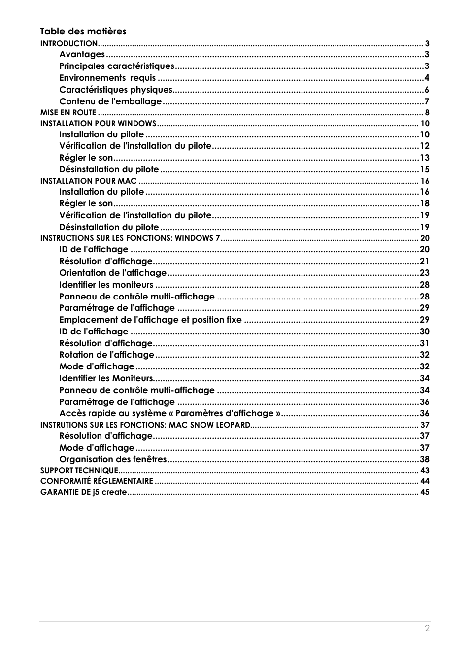 j5 create JUD200 USB 2.0 Newport Station User Manual | Page 47 / 350