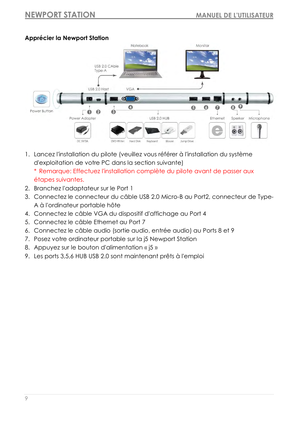 Newport station | j5 create JUD200 USB 2.0 Newport Station User Manual | Page 54 / 350