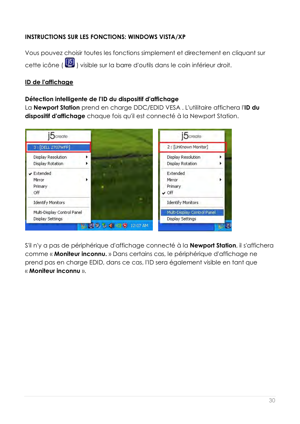 Id de l'affichage | j5 create JUD200 USB 2.0 Newport Station User Manual | Page 75 / 350