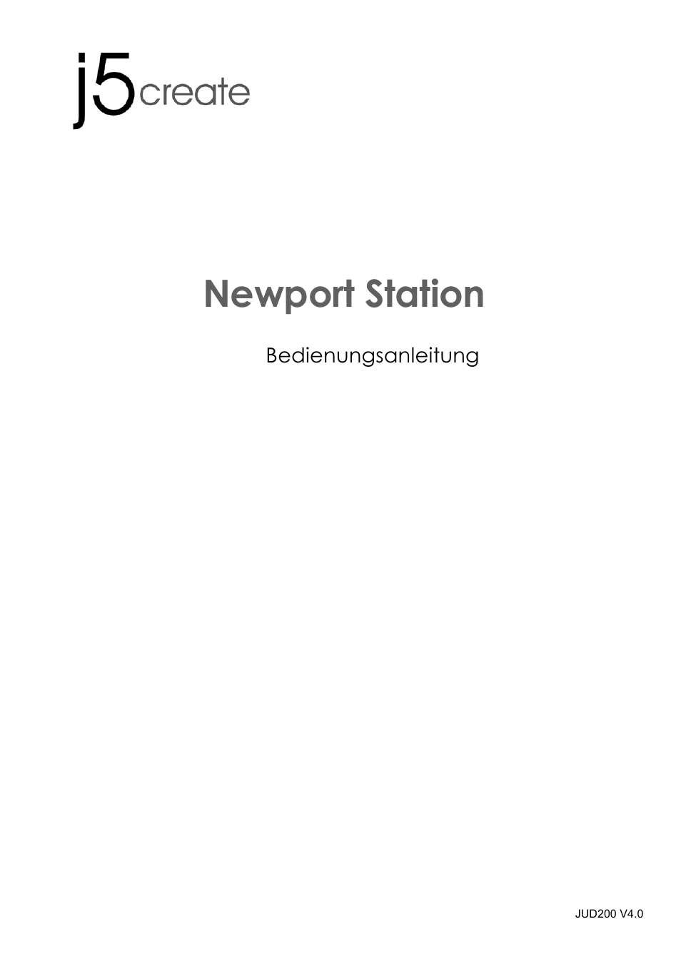 Jud200_manual_germanv4_20121026, Bedienungsanleitung, Newport station | j5 create JUD200 USB 2.0 Newport Station User Manual | Page 92 / 350