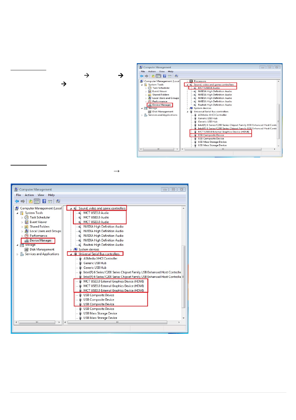 Verify device driver installation, Uninstalling the device driver | j5 create JUH450 USB 3.0 HDMI & 3-Port HUB User Manual | Page 13 / 200