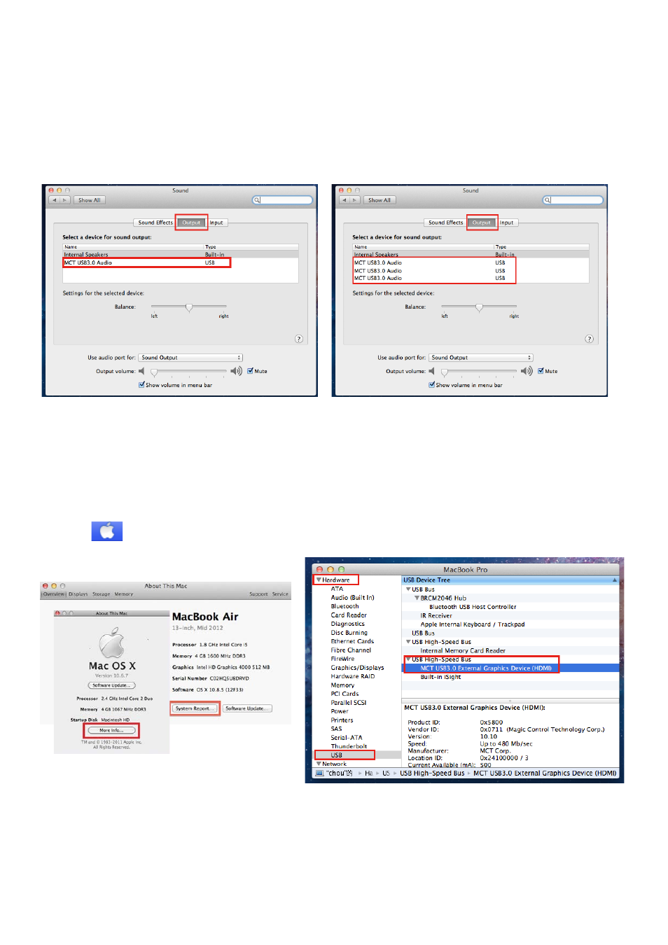 Vérification de l'installation du pilote | j5 create JUH450 USB 3.0 HDMI & 3-Port HUB User Manual | Page 49 / 200