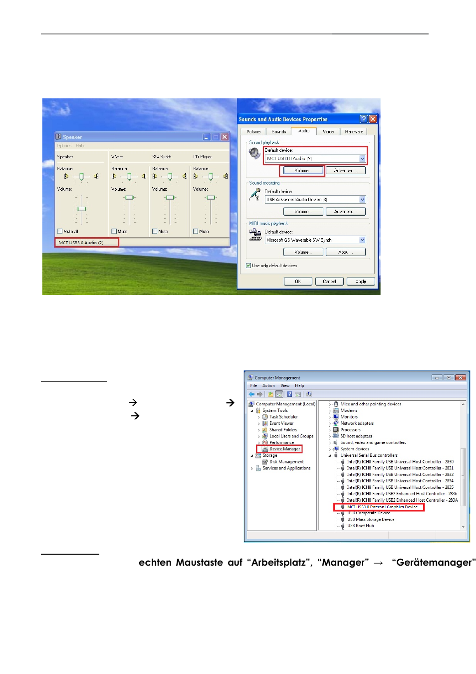 Prüfen der gerätetreiberinstallation | j5 create JUH450 USB 3.0 HDMI & 3-Port HUB User Manual | Page 76 / 200