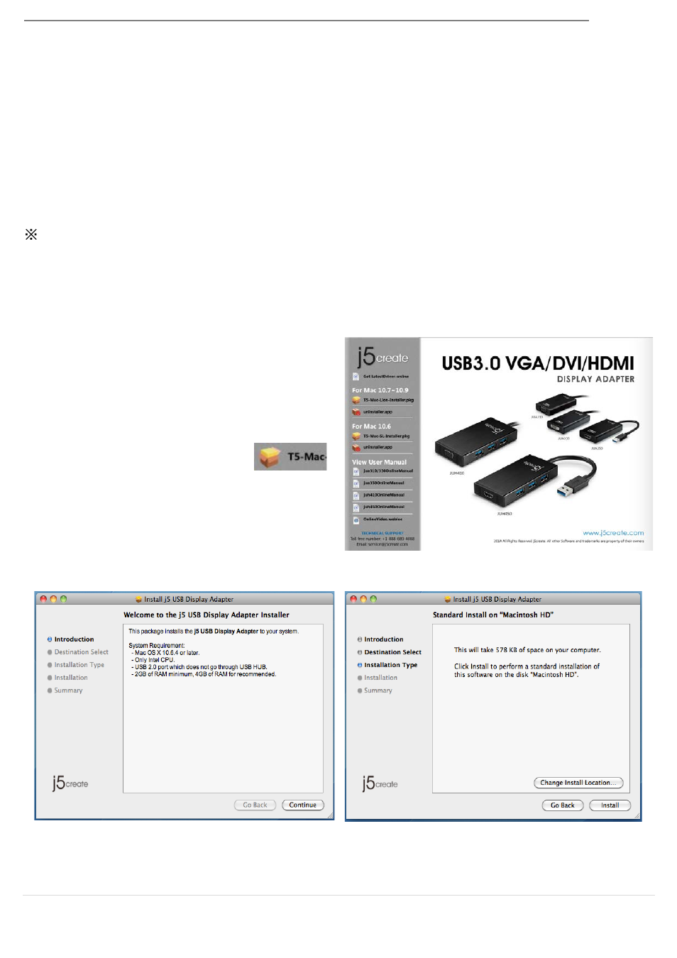 Installation for mac, Device driver installation, Usb 3.0 multi-adapter | j5 create JUH410 USB 3.0 VGA & 3-Port HUB User Manual | Page 13 / 174