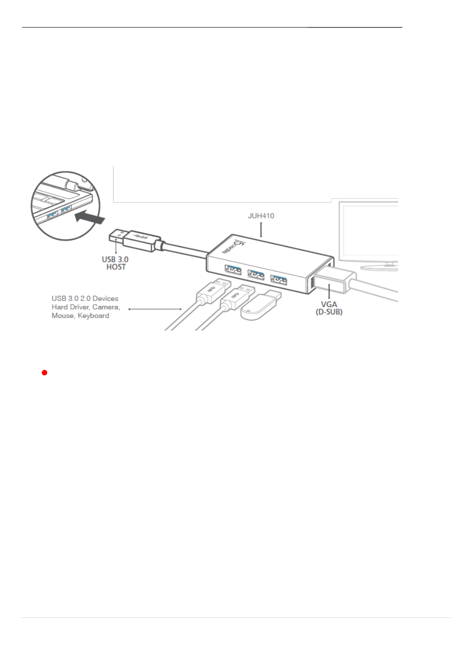 Erste schritte, Installieren bei windows, Installieren des gerätetreibers | Erste schritte installieren bei windows | j5 create JUH410 USB 3.0 VGA & 3-Port HUB User Manual | Page 64 / 174