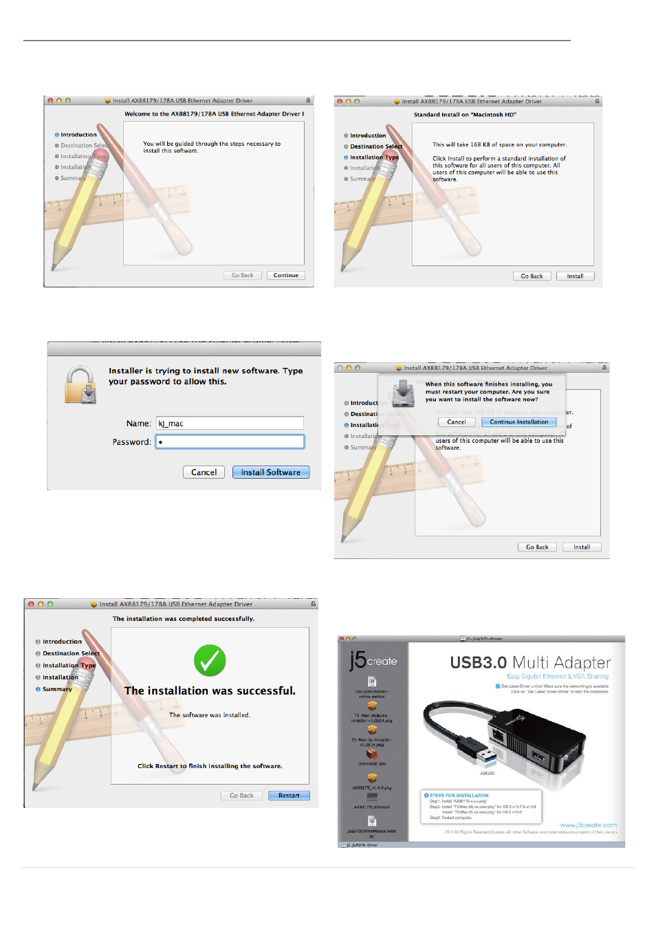 Usb 3.0 multi-adapter | j5 create JUA370 - USB 3.0 Multi-Adapter VGA & Gigabit Ethernet User Manual | Page 12 / 181