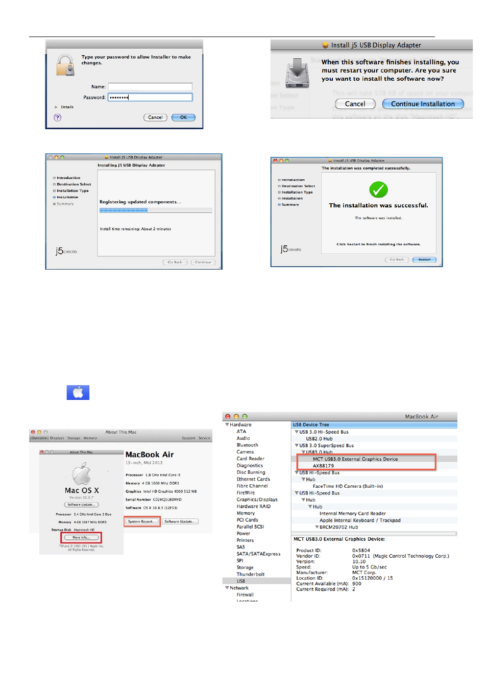 Vérification de l'installation du pilote, Usb 3.0 multi-adapter | j5 create JUA370 - USB 3.0 Multi-Adapter VGA & Gigabit Ethernet User Manual | Page 43 / 181