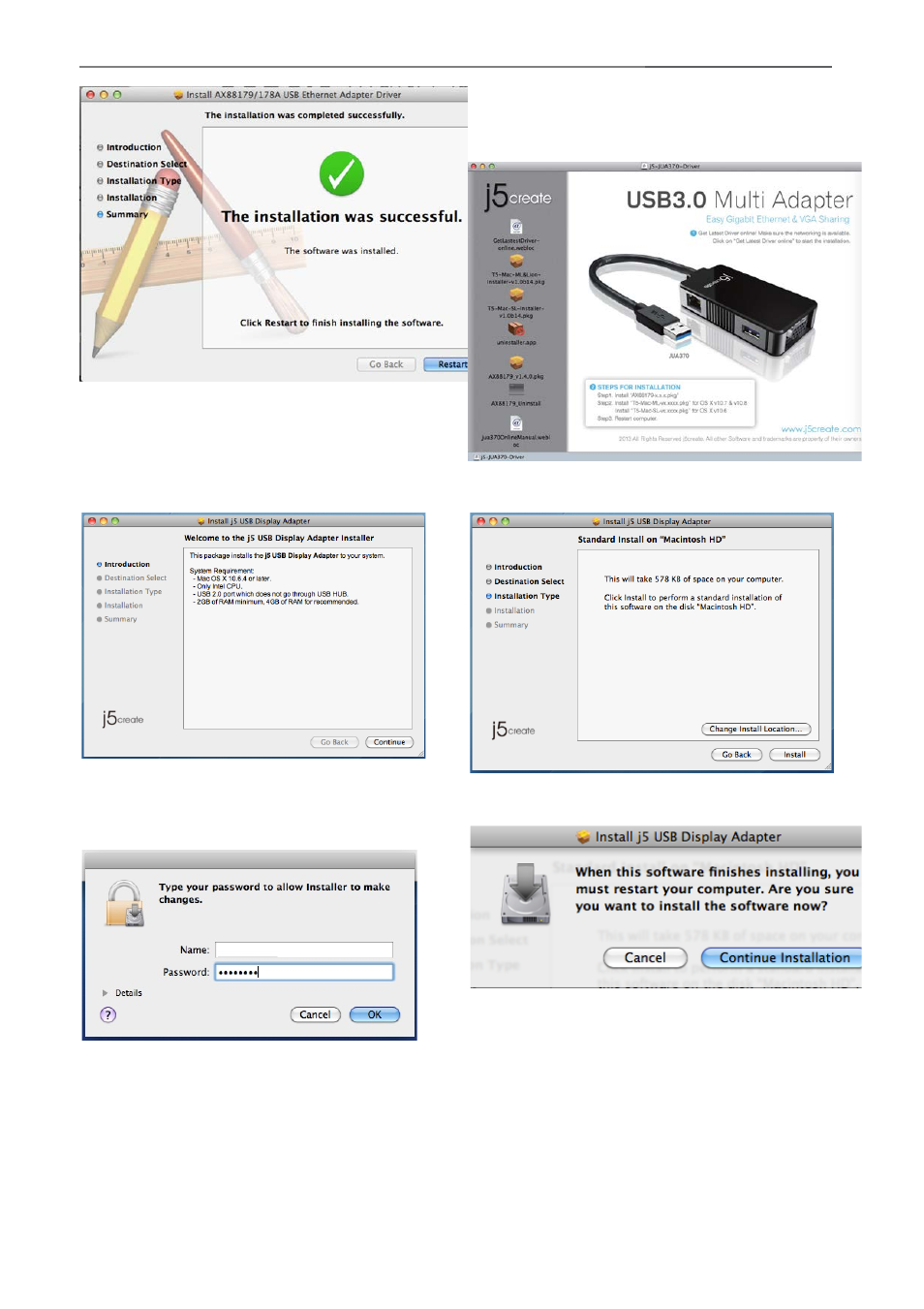j5 create JUA370 - USB 3.0 Multi-Adapter VGA & Gigabit Ethernet User Manual | Page 70 / 181