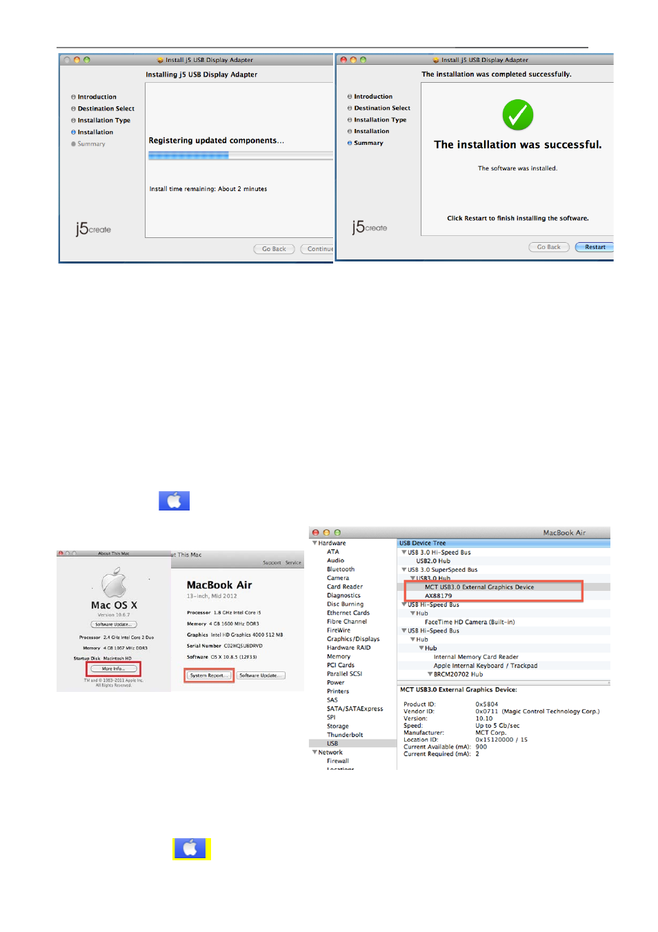 Prüfen der gerätetreiberinstallation, Netzwerk auf mac | j5 create JUA370 - USB 3.0 Multi-Adapter VGA & Gigabit Ethernet User Manual | Page 71 / 181