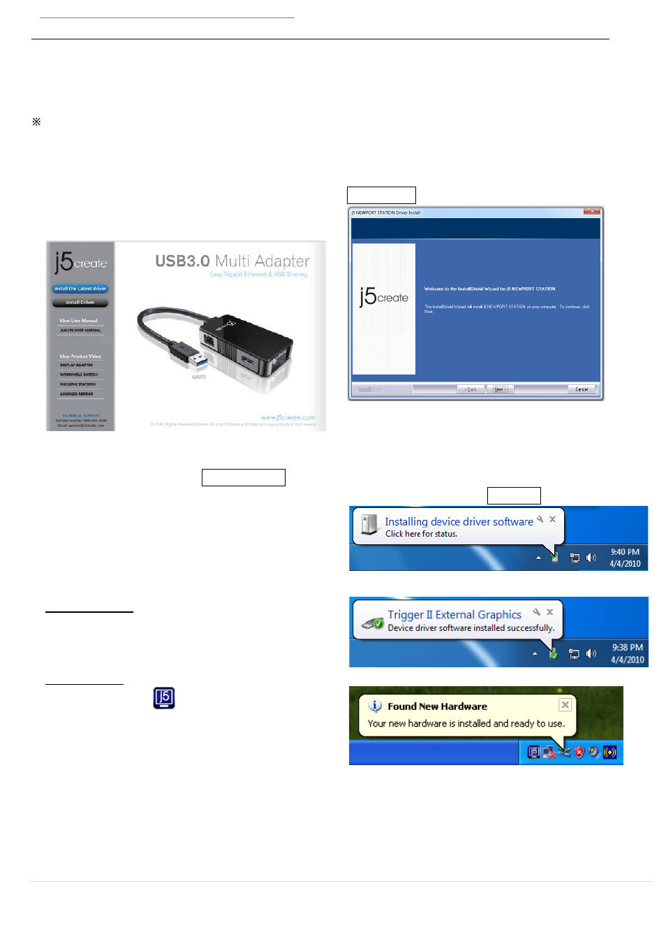 j5 create JUA370 - USB 3.0 Multi-Adapter VGA & Gigabit Ethernet User Manual | Page 93 / 181