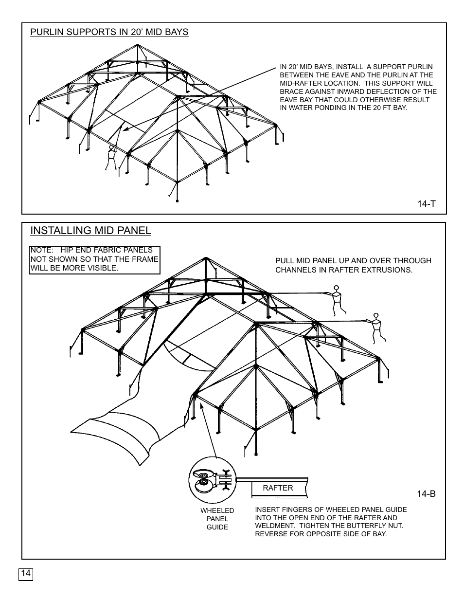 Installing mid panel | Anchor Industries NAV50-1204 User Manual | Page 15 / 18