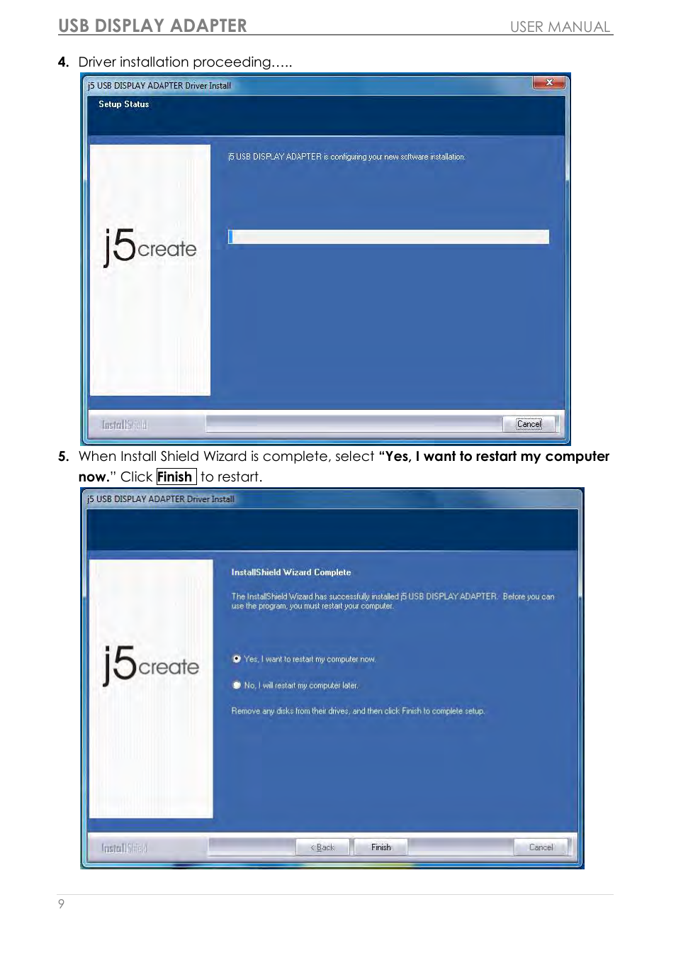 Usb display adapter | j5 create JUA350 - USB 3.0 HDMI Display Adapter User Manual | Page 10 / 425