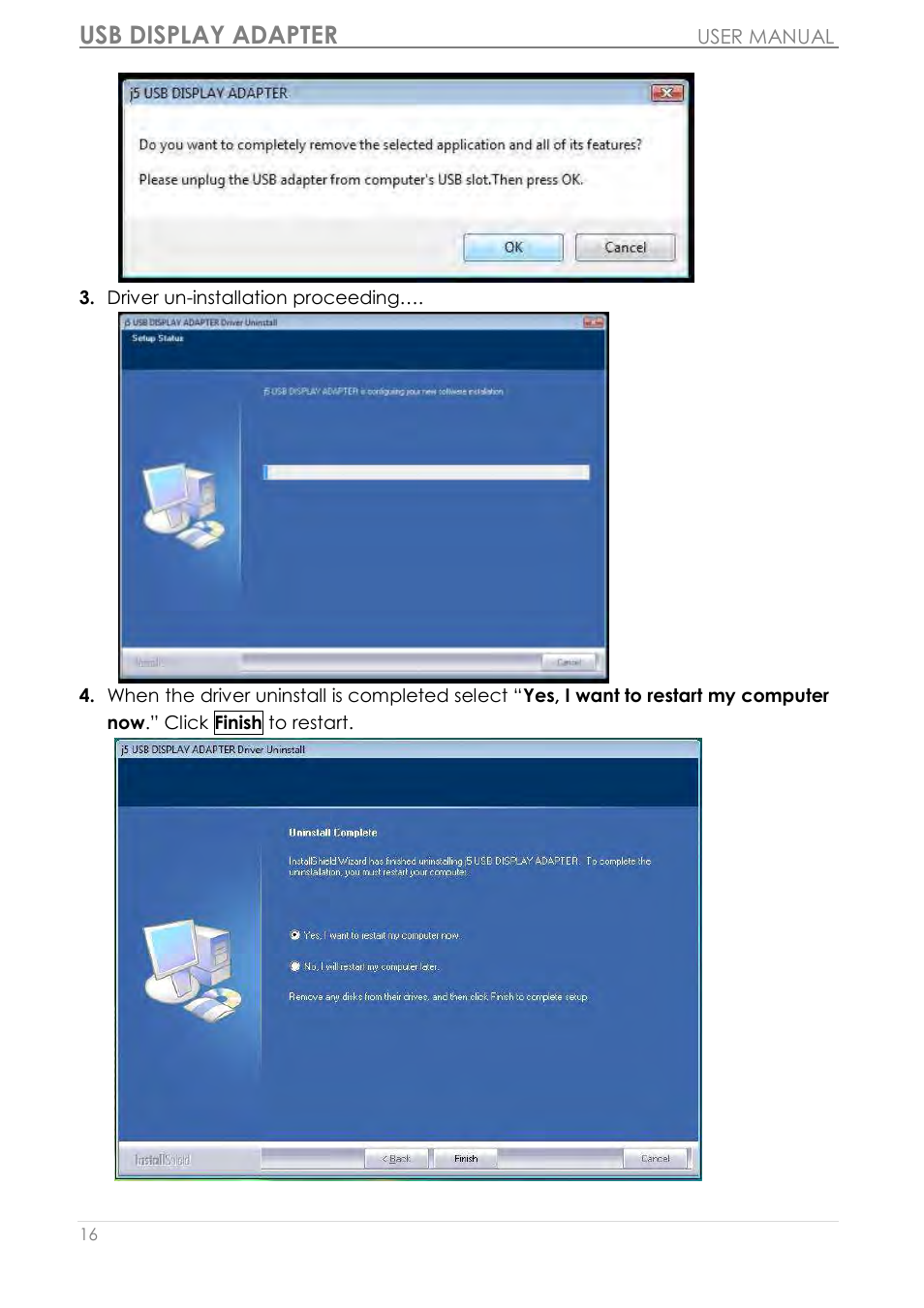 Usb display adapter | j5 create JUA350 - USB 3.0 HDMI Display Adapter User Manual | Page 17 / 425