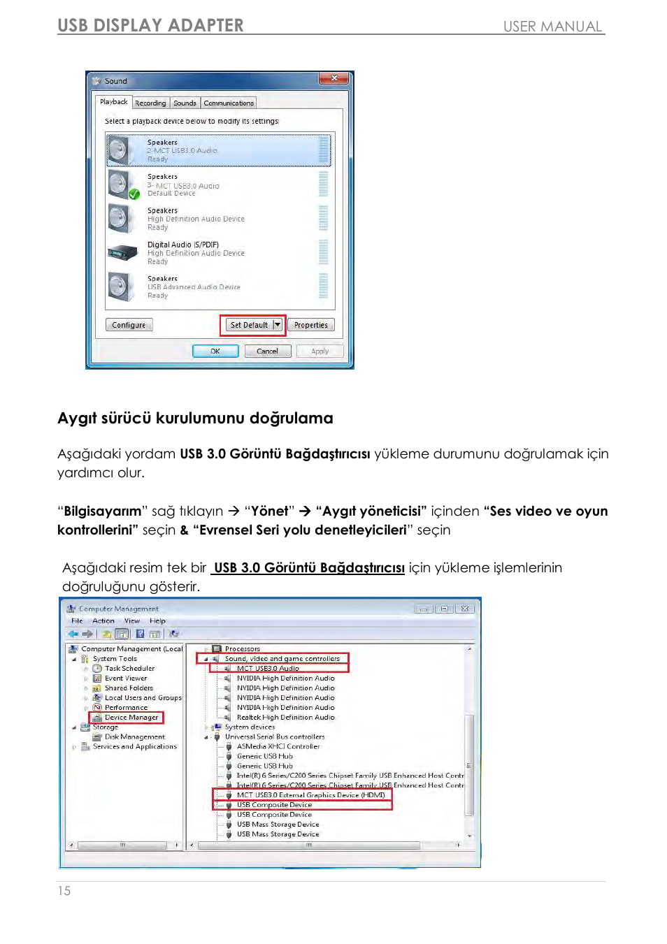 Usb display adapter | j5 create JUA350 - USB 3.0 HDMI Display Adapter User Manual | Page 380 / 425