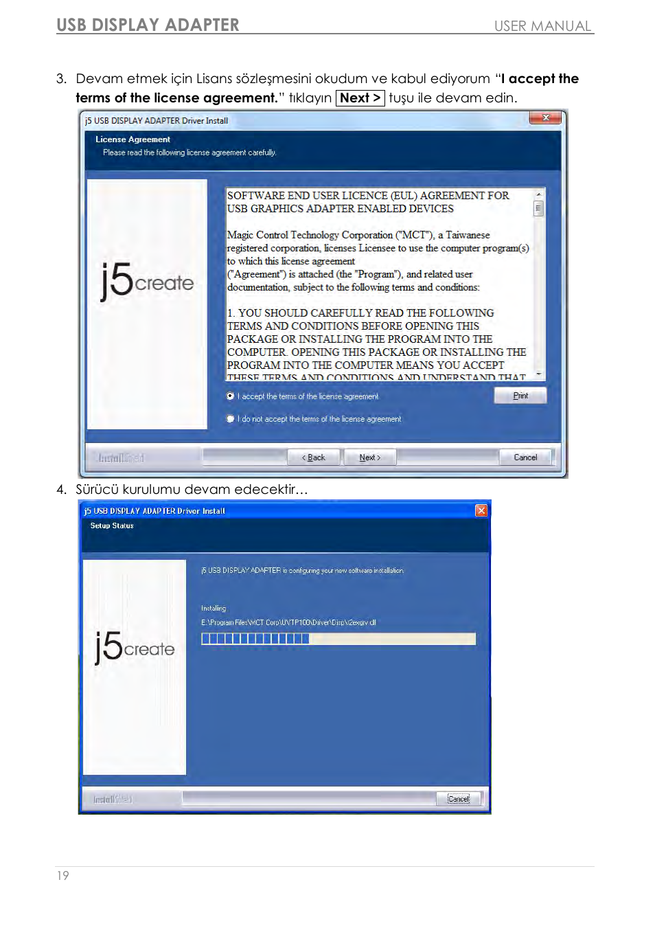 Usb display adapter | j5 create JUA350 - USB 3.0 HDMI Display Adapter User Manual | Page 384 / 425