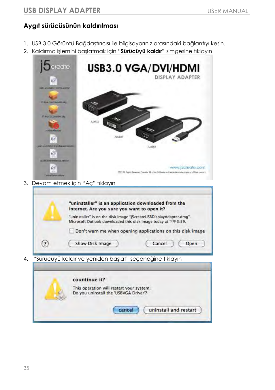 Usb display adapter | j5 create JUA350 - USB 3.0 HDMI Display Adapter User Manual | Page 400 / 425
