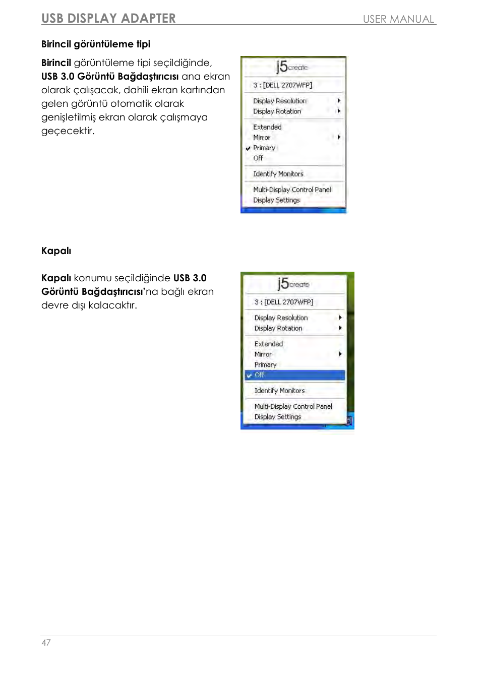Usb display adapter | j5 create JUA350 - USB 3.0 HDMI Display Adapter User Manual | Page 412 / 425
