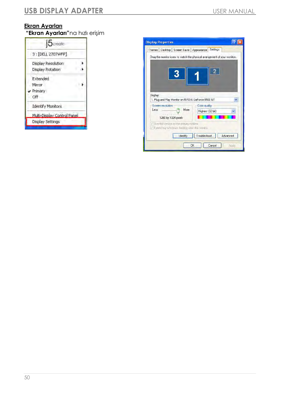 Usb display adapter | j5 create JUA350 - USB 3.0 HDMI Display Adapter User Manual | Page 415 / 425