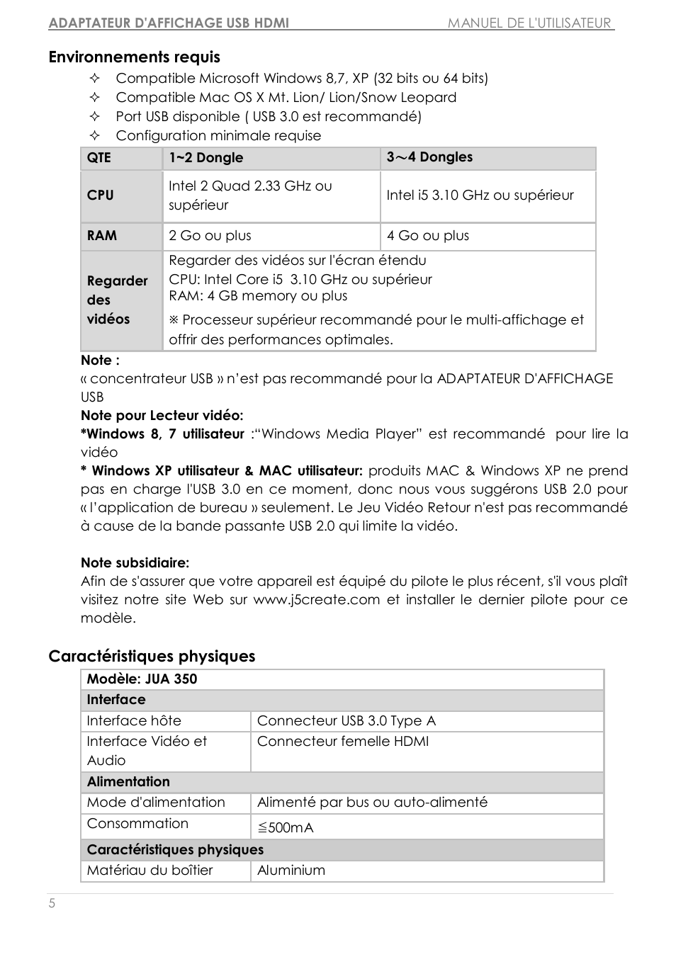 j5 create JUA350 - USB 3.0 HDMI Display Adapter User Manual | Page 61 / 425