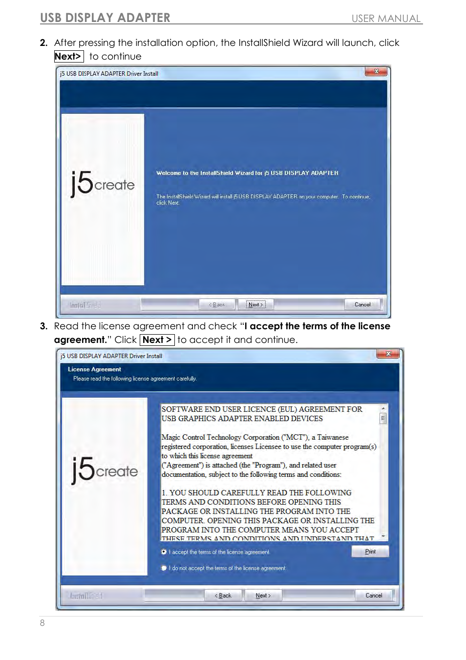 Usb display adapter | j5 create JUA350 - USB 3.0 HDMI Display Adapter User Manual | Page 9 / 425