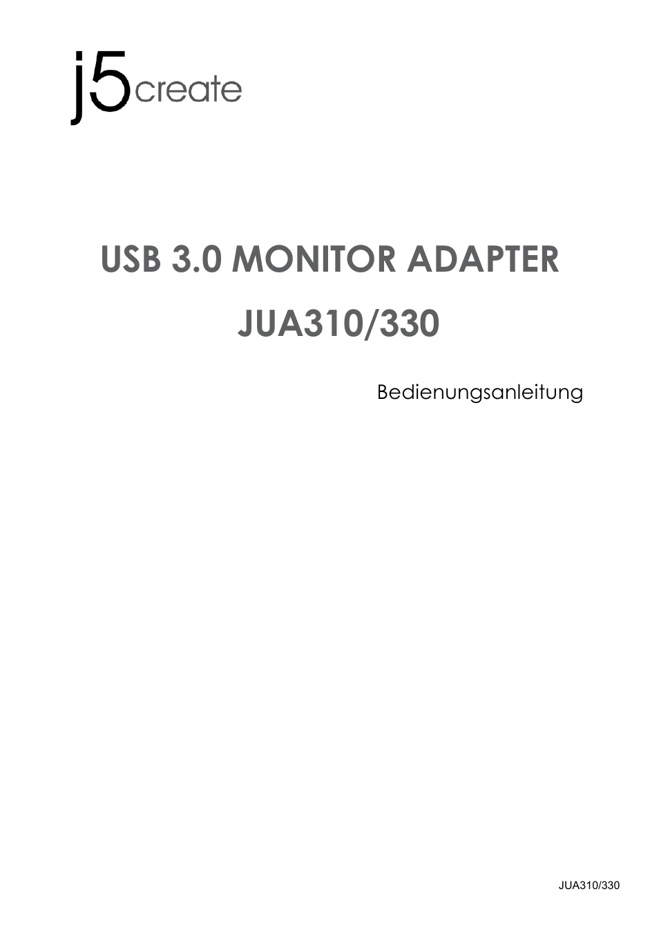 Jua310.330_manual_german_130517, Bedienungsanleitung | j5 create JUA310 - USB 3.0 VGA Display Adapter User Manual | Page 121 / 413