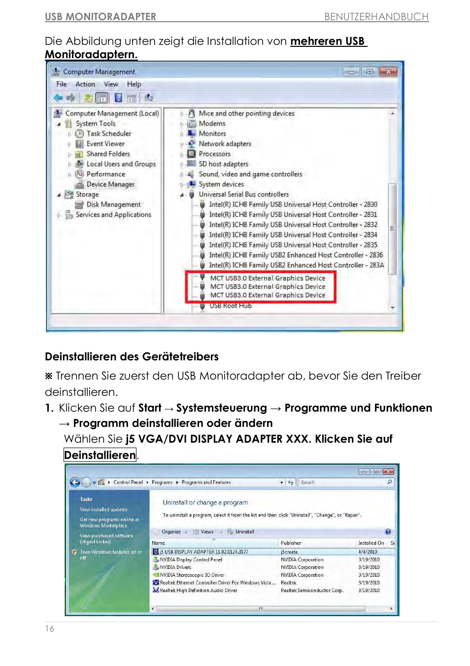 j5 create JUA310 - USB 3.0 VGA Display Adapter User Manual | Page 136 / 413