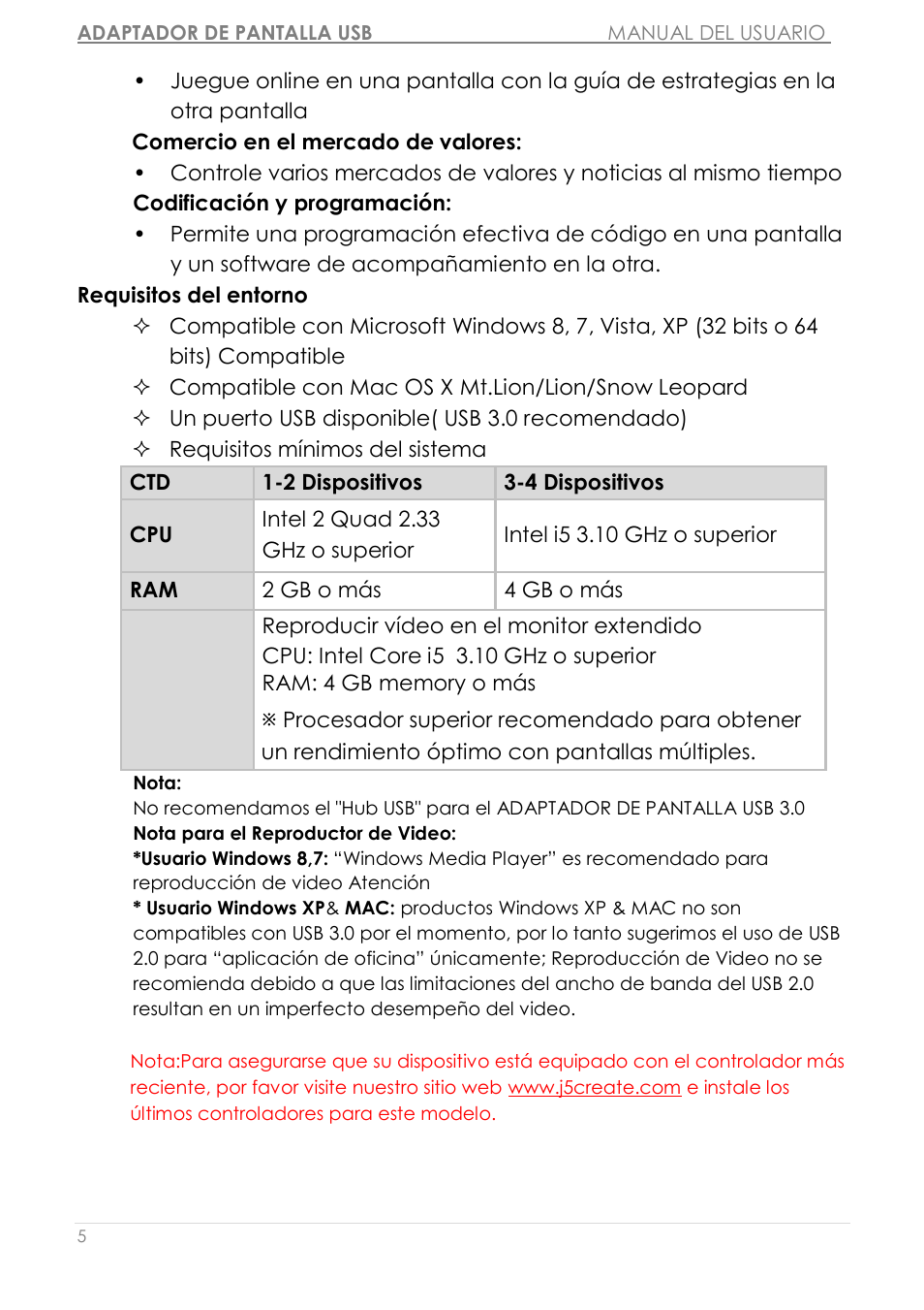 j5 create JUA310 - USB 3.0 VGA Display Adapter User Manual | Page 185 / 413
