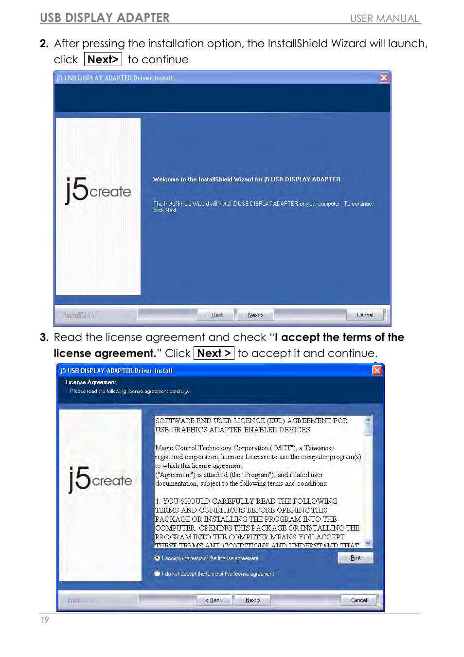 Usb display adapter | j5 create JUA310 - USB 3.0 VGA Display Adapter User Manual | Page 20 / 413
