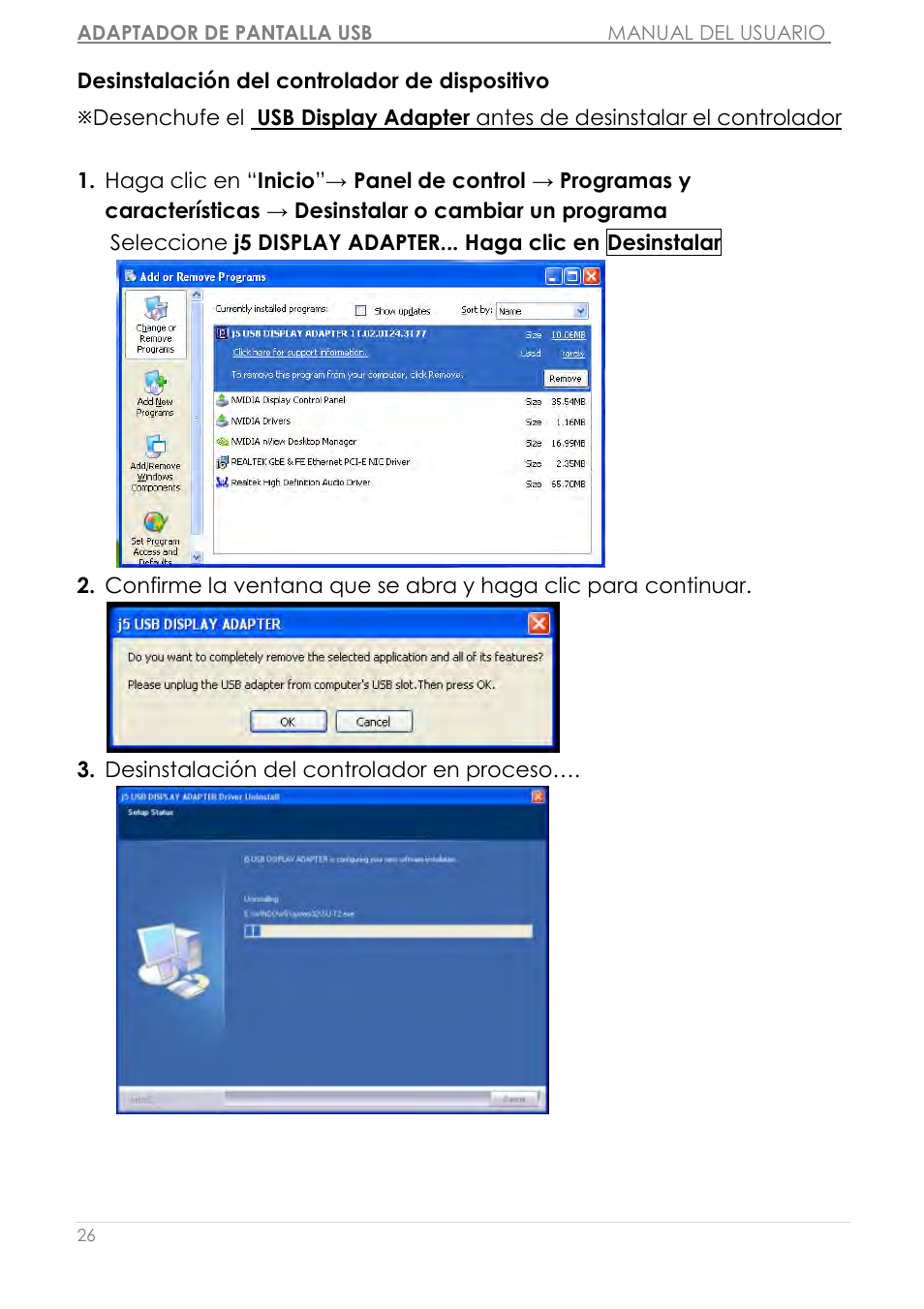 j5 create JUA310 - USB 3.0 VGA Display Adapter User Manual | Page 206 / 413