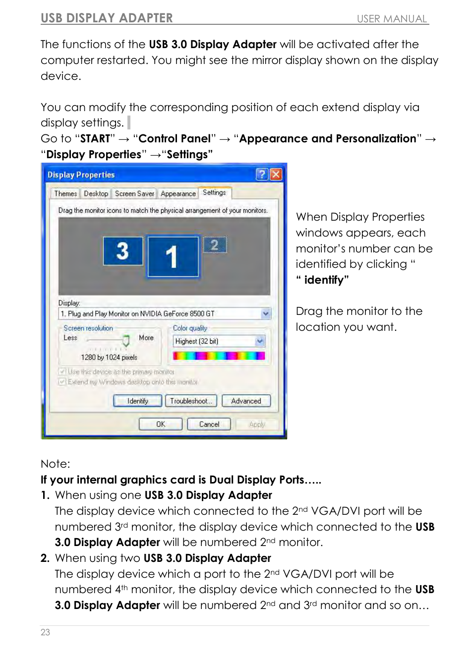 Usb display adapter | j5 create JUA310 - USB 3.0 VGA Display Adapter User Manual | Page 24 / 413