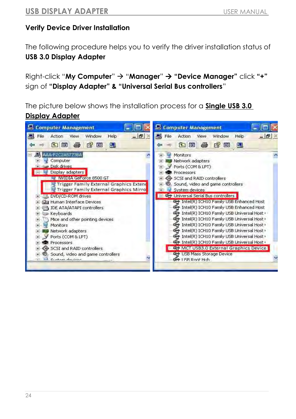 Usb display adapter | j5 create JUA310 - USB 3.0 VGA Display Adapter User Manual | Page 25 / 413
