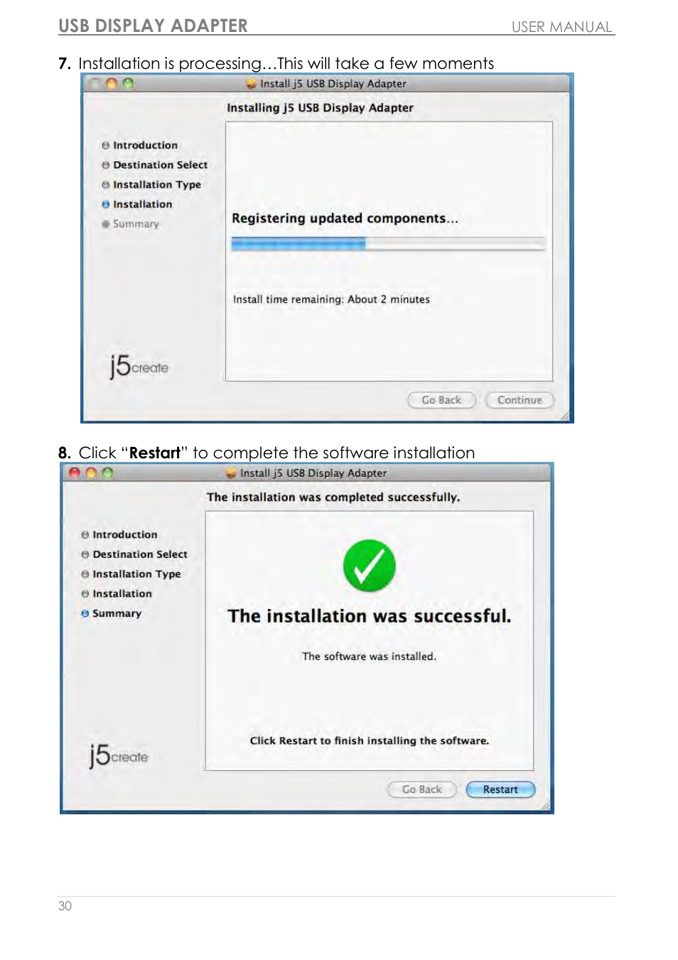 Usb display adapter | j5 create JUA310 - USB 3.0 VGA Display Adapter User Manual | Page 31 / 413