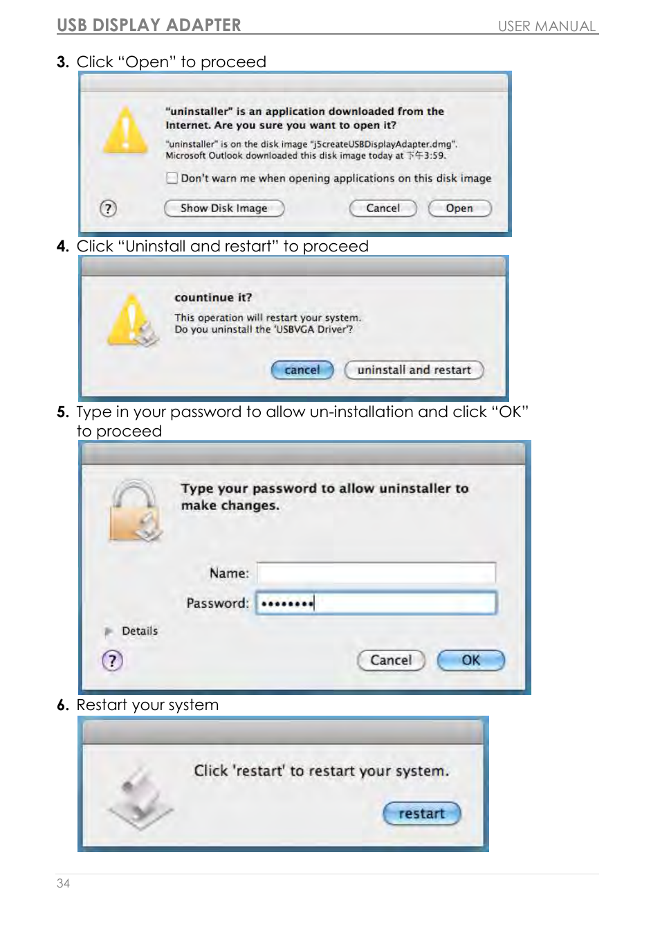 Usb display adapter | j5 create JUA310 - USB 3.0 VGA Display Adapter User Manual | Page 35 / 413