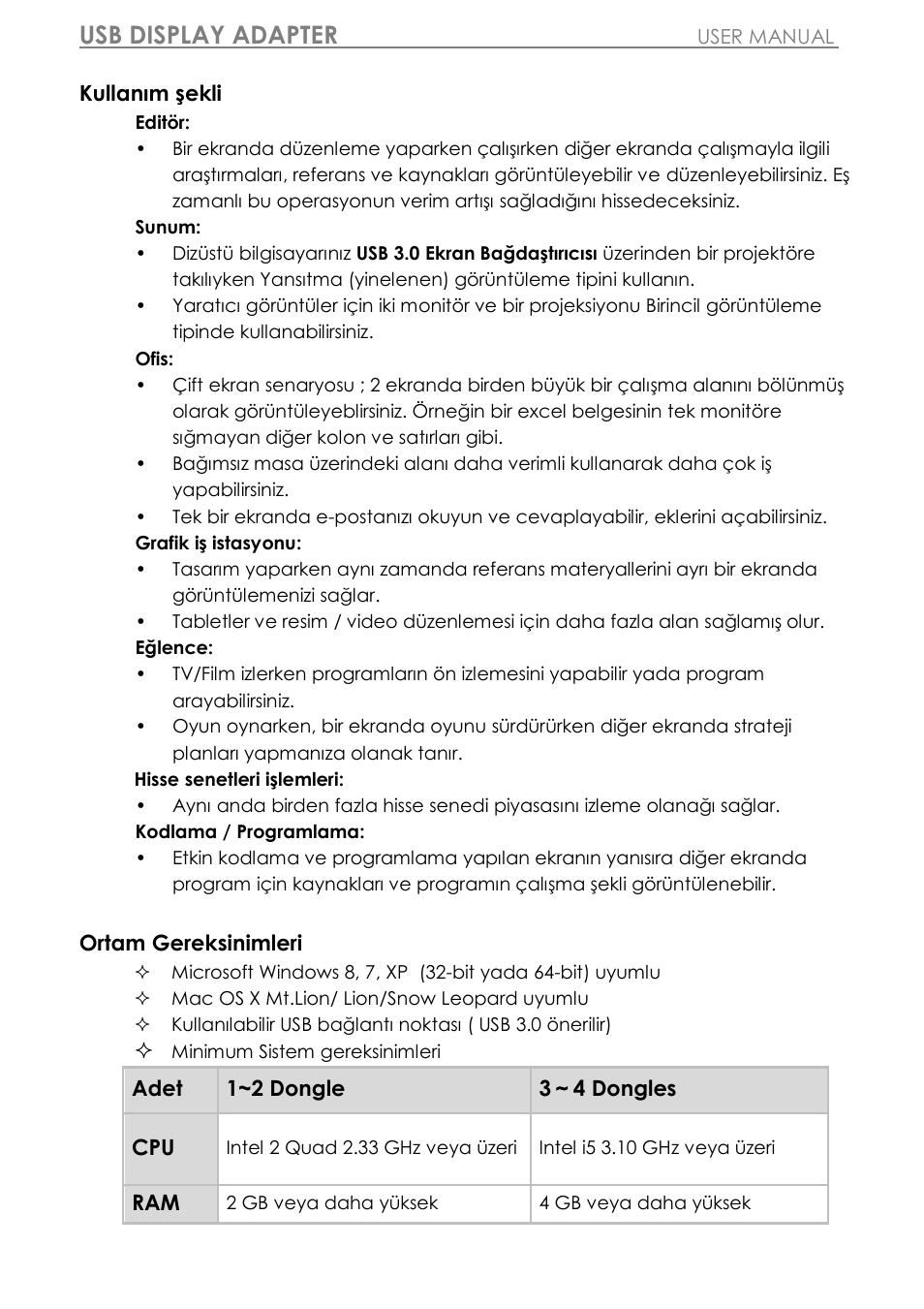 Usb display adapter | j5 create JUA310 - USB 3.0 VGA Display Adapter User Manual | Page 363 / 413