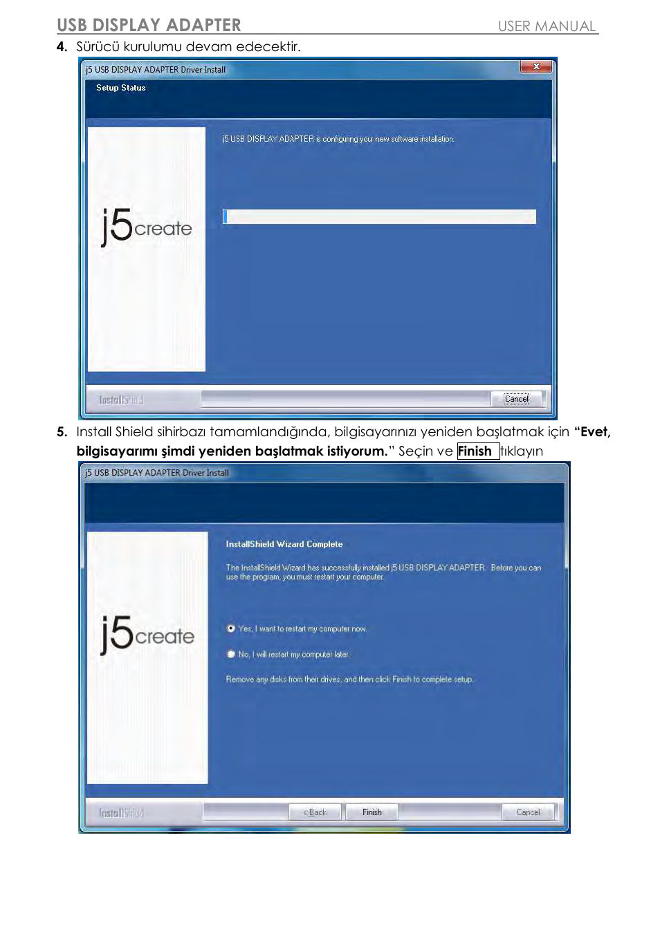Usb display adapter | j5 create JUA310 - USB 3.0 VGA Display Adapter User Manual | Page 369 / 413
