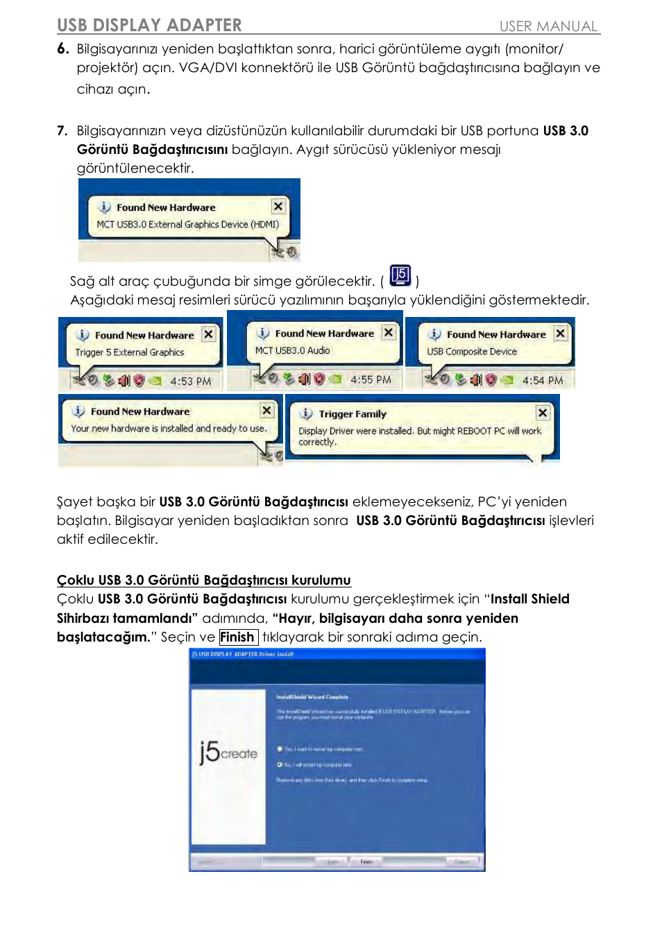 Usb display adapter | j5 create JUA310 - USB 3.0 VGA Display Adapter User Manual | Page 378 / 413