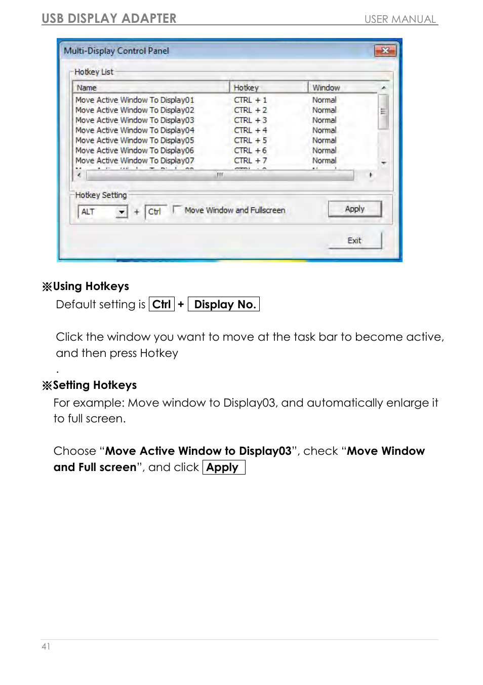 Usb display adapter | j5 create JUA310 - USB 3.0 VGA Display Adapter User Manual | Page 42 / 413