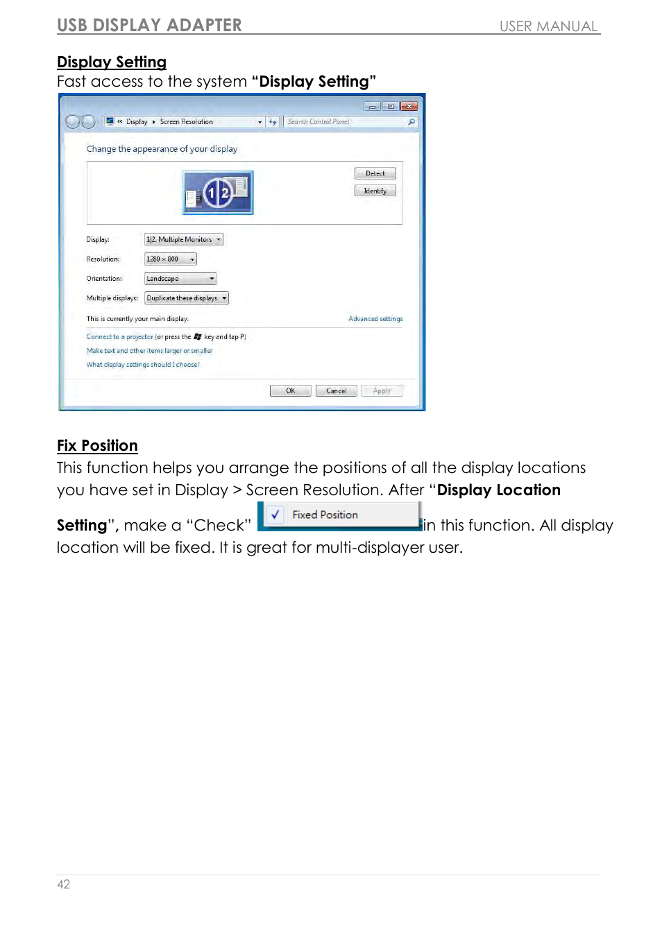 Usb display adapter | j5 create JUA310 - USB 3.0 VGA Display Adapter User Manual | Page 43 / 413