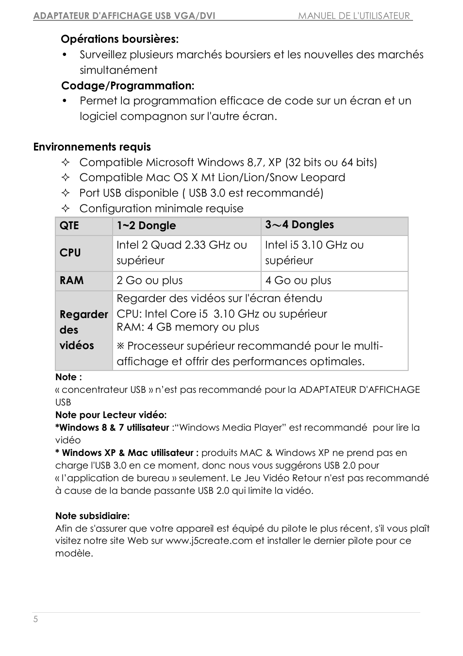 j5 create JUA310 - USB 3.0 VGA Display Adapter User Manual | Page 64 / 413