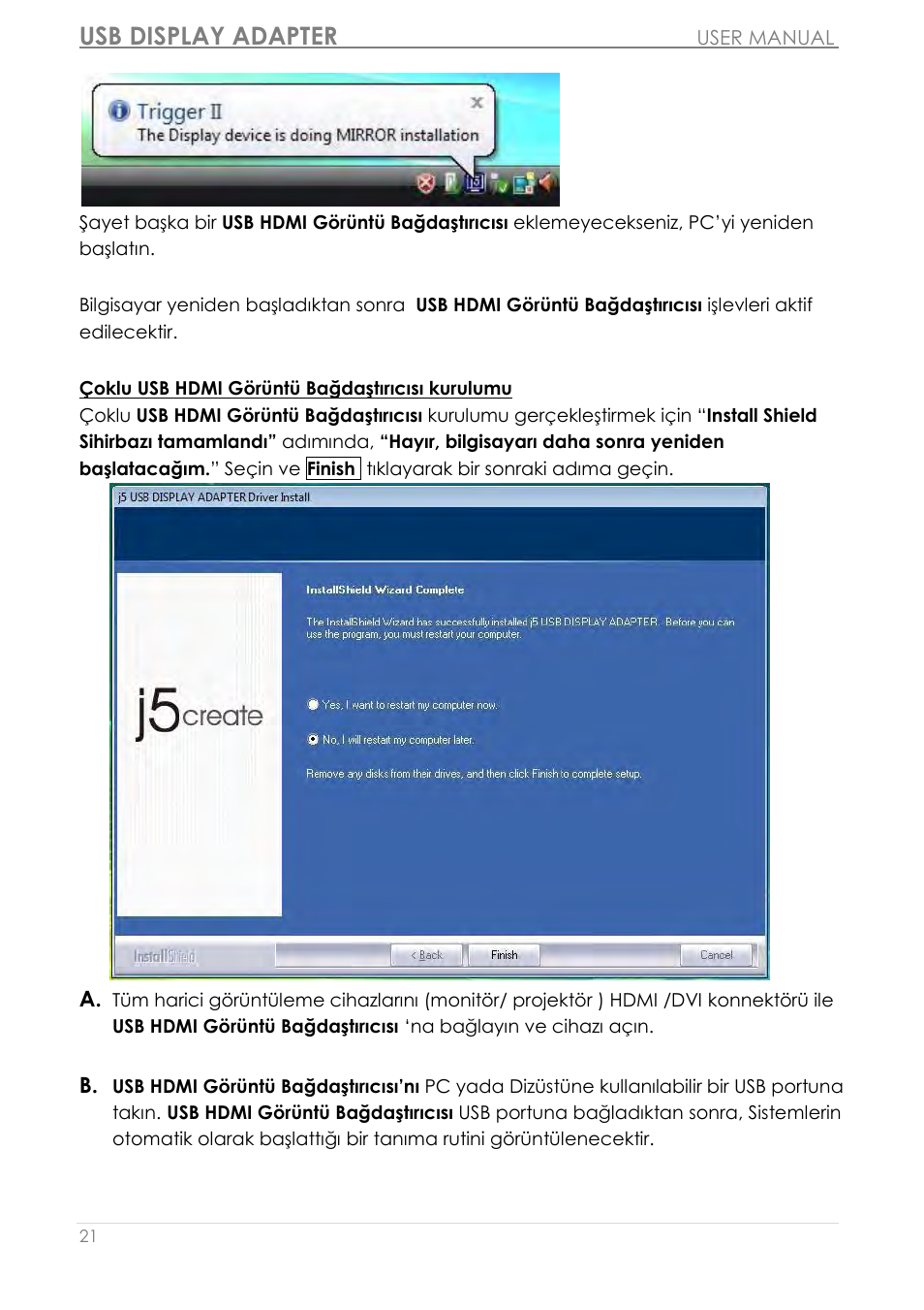 Usb display adapter | j5 create JUA250 - USB 2.0 HDMI Display Adapter User Manual | Page 441 / 497