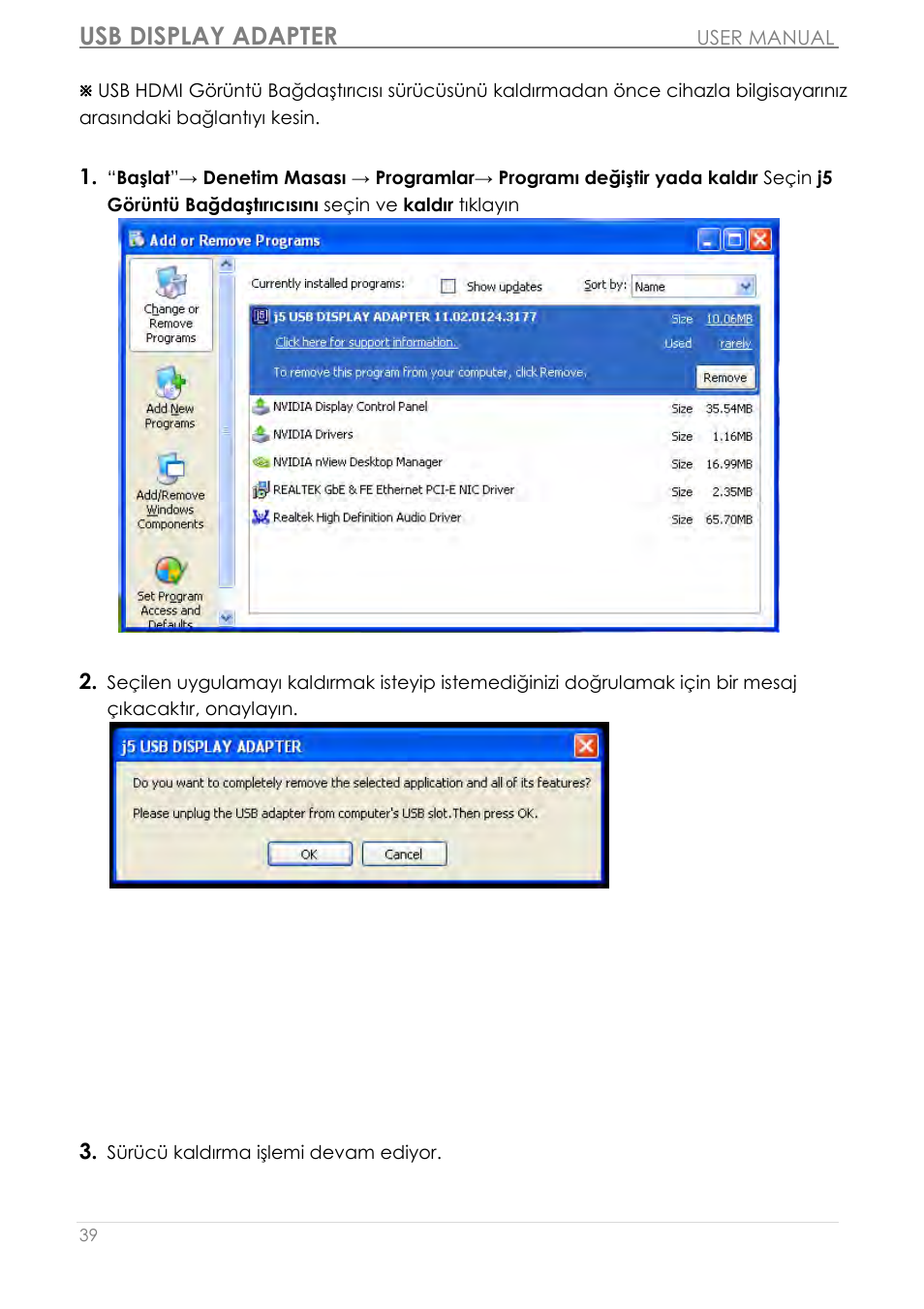 Usb display adapter | j5 create JUA250 - USB 2.0 HDMI Display Adapter User Manual | Page 459 / 497