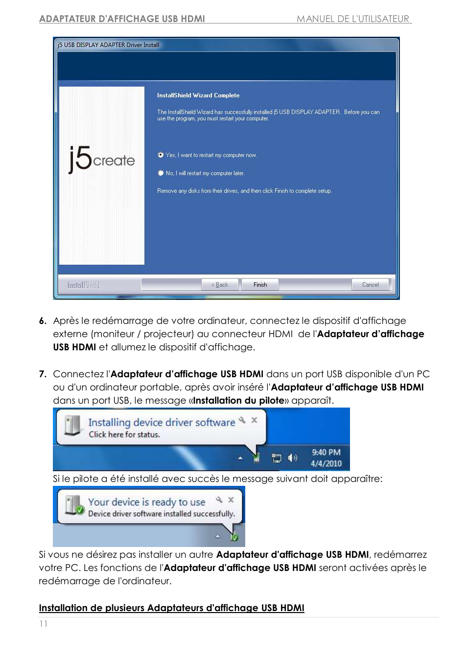 j5 create JUA250 - USB 2.0 HDMI Display Adapter User Manual | Page 75 / 497