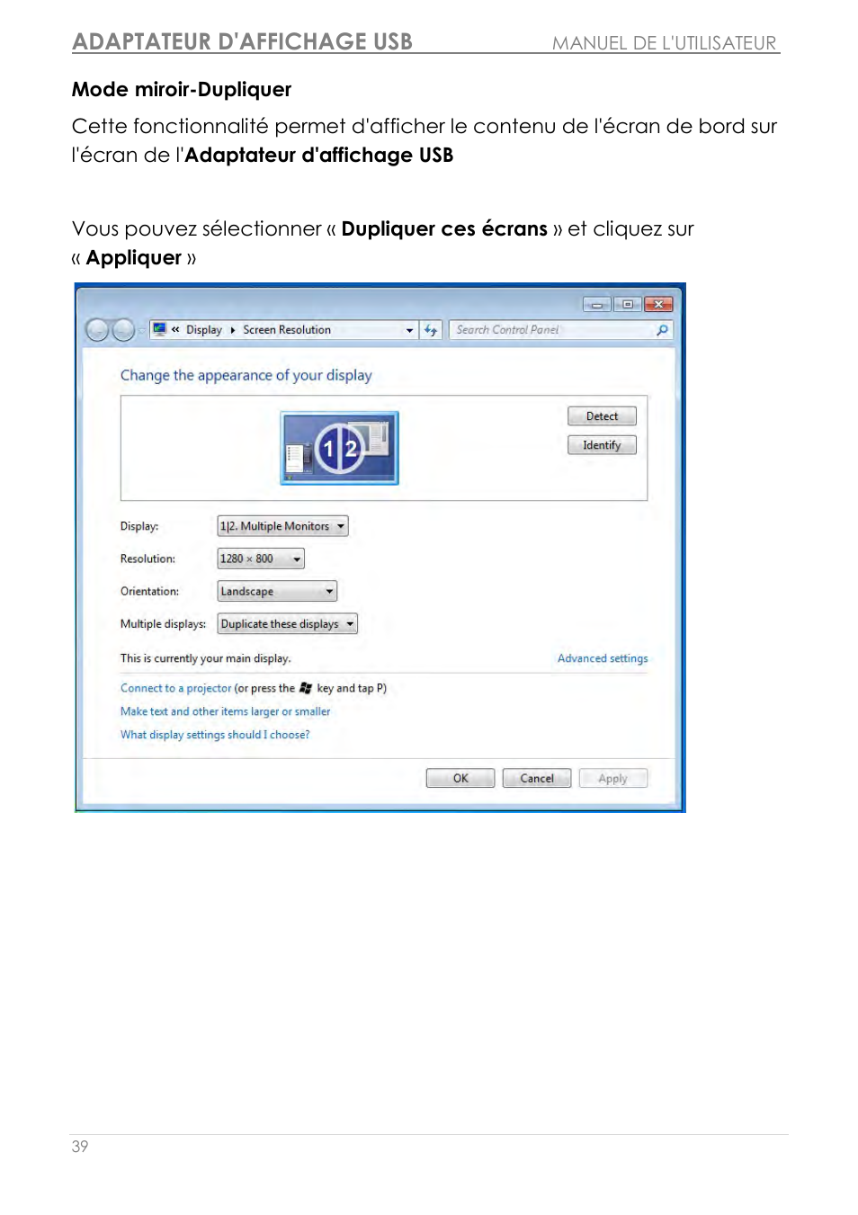 Adaptateur d'affichage usb | j5 create JUA210 - USB 2.0 VGA Display Adapter User Manual | Page 104 / 444