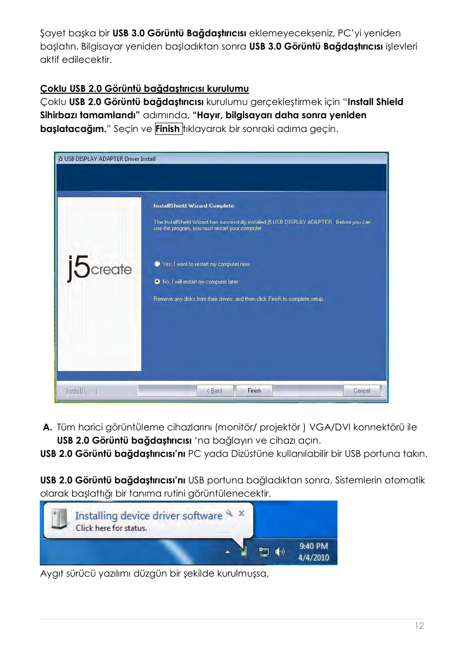 j5 create JUA210 - USB 2.0 VGA Display Adapter User Manual | Page 384 / 444
