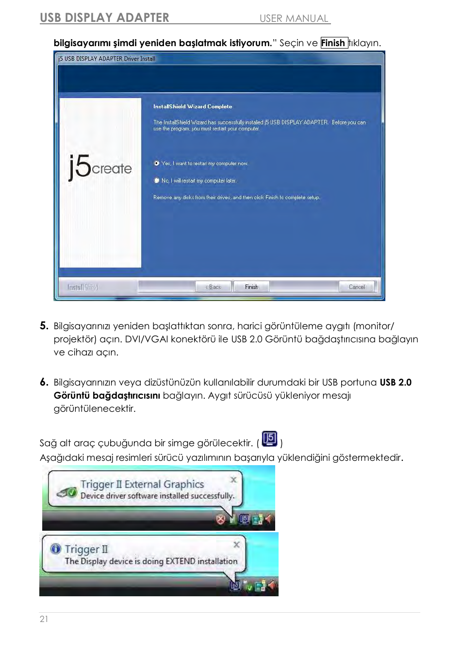 Usb display adapter | j5 create JUA210 - USB 2.0 VGA Display Adapter User Manual | Page 393 / 444